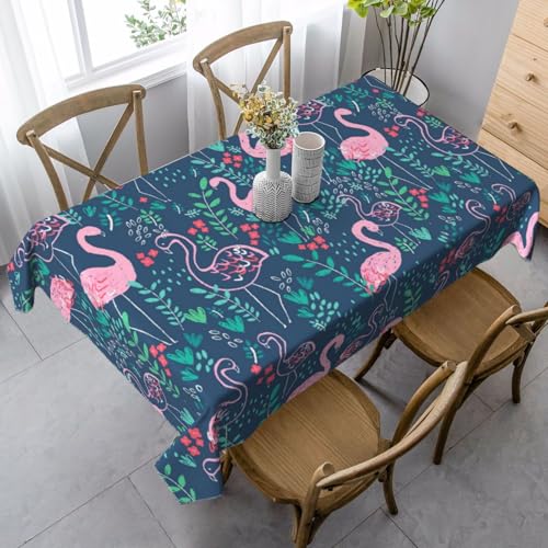 Tischdecke mit floralem Schwan, rechteckig, für Küche, Esszimmer, Innen- und Außenbereich Tischdecke mit floralem Schwan, rechteckig, für Küche, Esszimmer, Innen- und Außenbereich von FSCEV