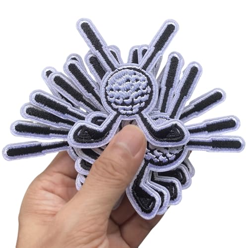 FSFYXHC 6,6 x 7,1 cm, 12 Stück, für Golf, Sport, Golfplatz, bestickt, Applikationen, Maschinenstickerei, Handarbeit, Dekoration, Hut, Kappe, Tasche, Kleidung, Zubehör, Trucker, Hut, Mütze, Jacke FSFYXHC 6,6 x 7,1 cm, 12 Stück, für Golf, Sport, Golfplatz, bestickt, Applikationen, Maschinenstickerei, Handarbeit, Dekoration, Hut, Kappe, Tasche, Kleidung, Zubehör, Trucker, Hut, Mütze, Jacke von FSFYXHC