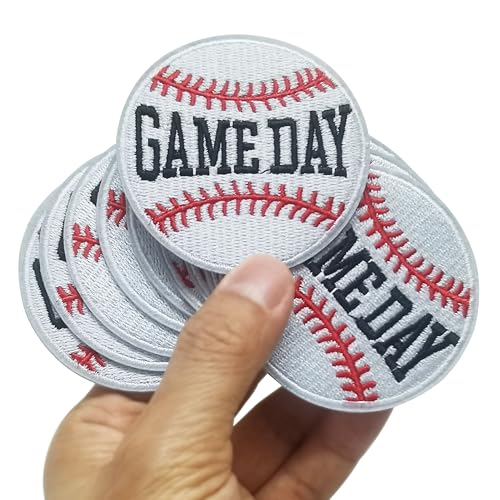 Wholesale Set mit 12 Stickerei-Flicken zum Aufbügeln, Motiv: Game-Tag, Softball, Baseball, Sport, Cheerleading-Team, Applikationen, Maschinenstickerei, Stirnband, Patch, Trucker-Mütze, Mütze, Jacke Wholesale Set mit 12 Stickerei-Flicken zum Aufbügeln, Motiv: Game-Tag, Softball, Baseball, Sport, Cheerleading-Team, Applikationen, Maschinenstickerei, Stirnband, Patch, Trucker-Mütze, Mütze, Jacke von FSFYXHC