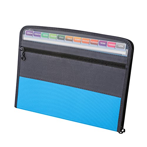 Dokumentenmappe A4 A4 Multi-Layer-Organtasche Multifunktionale Aufbewahrungstasche mit Doppelreißverschluss für Schule, Büro Dokumentenmappe A4 A4 Multi-Layer-Organtasche Multifunktionale Aufbewahrungstasche mit Doppelreißverschluss für Schule, Büro von FSJMTQTS