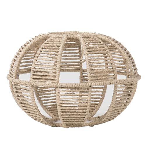 FSJMTQTS Lampenschirm Rattan Lampenschirm Schlafzimmer Restaurant Handarbeit Gewebt Licht Dekoration für Wohndekor FSJMTQTS Lampenschirm Rattan Lampenschirm Schlafzimmer Restaurant Handarbeit Gewebt Licht Dekoration für Wohndekor von FSJMTQTS