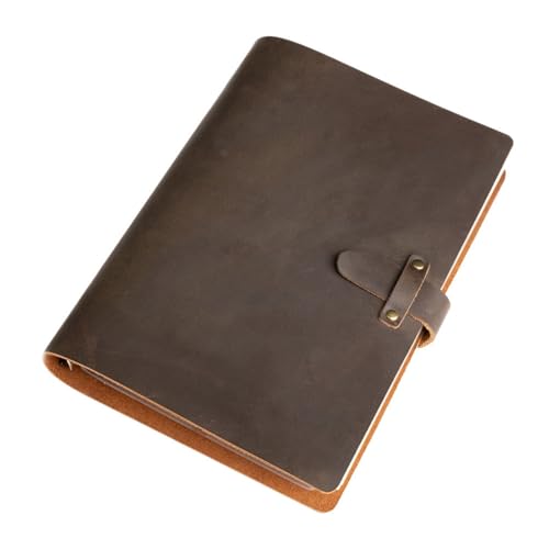 Notizbuch Business-Loseblatt-Notizbuch für Büro, Zuhause, Schule(Dark brown,A6) von FSJMTQTS
