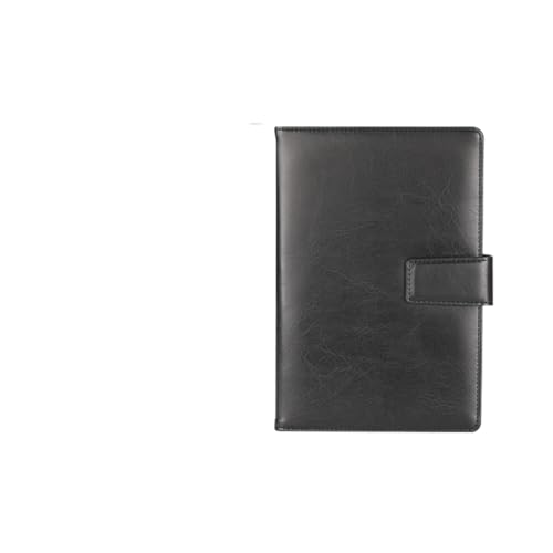 Notizbuch Business Retro Büro-Notizbuch für Büro, Zuhause, Schule(Black,A5) von FSJMTQTS