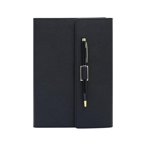 Notizbuch Frisches Notizbuch mit Stift für Büro, Zuhause, Schule(Black) von FSJMTQTS