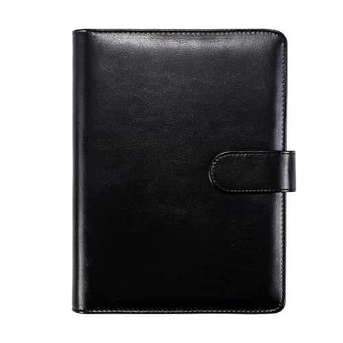 Notizbuch Klassisches Büro-Meeting-Notizbuch für Büro, Zuhause, Schule(Black) von FSJMTQTS