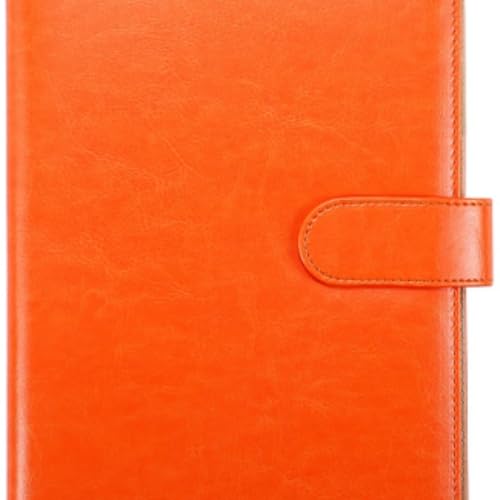 Notizbuch Klassisches Büro-Meeting-Notizbuch für Büro, Zuhause, Schule(Orange) von FSJMTQTS
