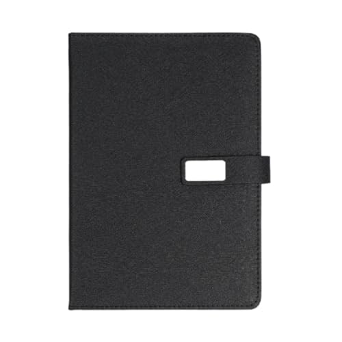 Notizbuch Klassisches Retro Business Set Notizbuch für Büro, Zuhause, Schule(Black) von FSJMTQTS