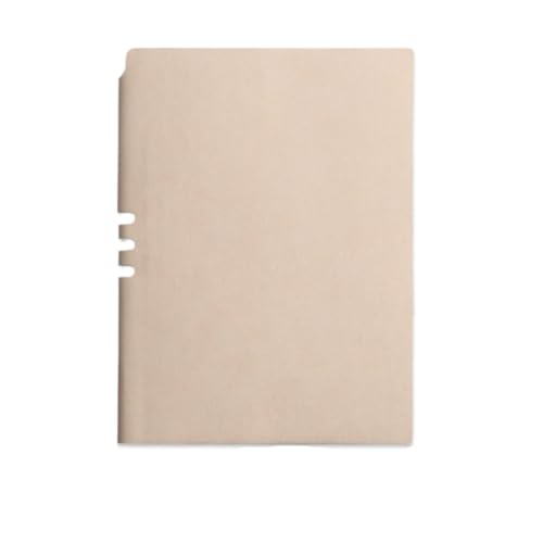 Notizbuch Klassisches Retro-Plug-in-Notizbuch für Büro, Zuhause, Schule(Beige) von FSJMTQTS