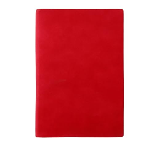 Notizbuch Klassisches minimalistisches Retro-Notizbuch in gleicher Farbe für Büro, Zuhause, Schule(rot) von FSJMTQTS