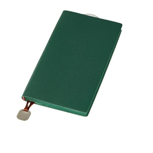 Notizbuch Kompaktes und tragbares Notizbuch mit weicher Oberfläche für Büro, Zuhause, Schule(Grün) von FSJMTQTS