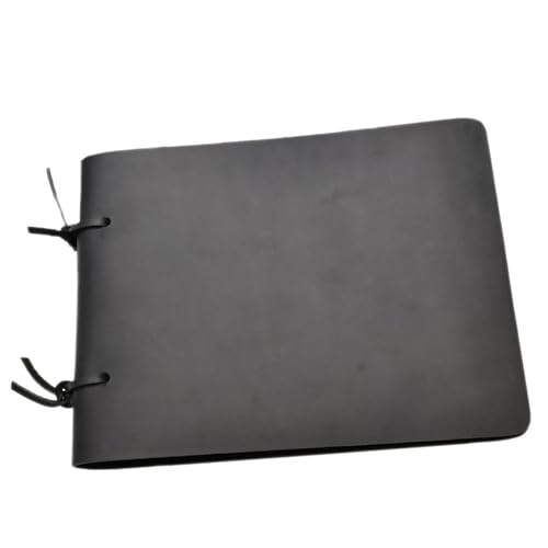 Notizbuch Vintage Doppelknoten-Notizbuch für Büro, Zuhause, Schule(Black) von FSJMTQTS