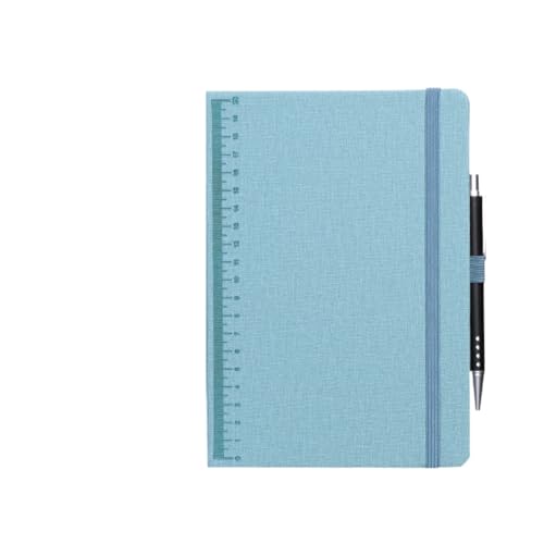 Notizbuch Vintage Kreatives Notizbuch mit Einsteckstift für Büro, Zuhause, Schule(Blue) von FSJMTQTS