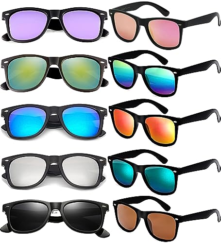 FSMILING 10er Pack Sonnenbrillen Festival Set Sonnenbrille Herren Pack 80er Neon Sonnenbrille Verspiegelt Set Party Brillen Sets Für Damen & Herren FSMILING 10er Pack Sonnenbrillen Festival Set Sonnenbrille Herren Pack 80er Neon Sonnenbrille Verspiegelt Set Party Brillen Sets Für Damen & Herren von FSMILING