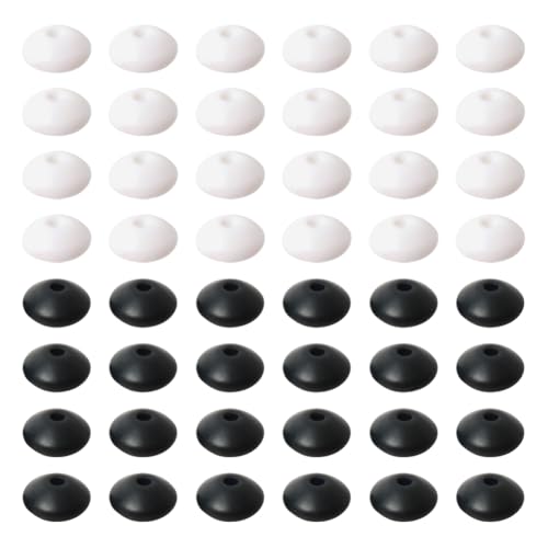 100 Stück 12 mm kleine Linsen-Silikonperlen, flach, rund, lose Perlen, Silikon-Schmuck-Abstandshalter, Schlüsselanhänger, Fokusperlen, DIY, Schlüsselband, Zubehör für Bastelgirlande 100 Stück 12 mm kleine Linsen-Silikonperlen, flach, rund, lose Perlen, Silikon-Schmuck-Abstandshalter, Schlüsselanhänger, Fokusperlen, DIY, Schlüsselband, Zubehör für Bastelgirlande von FSSTUD