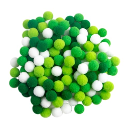100 Stück 3 cm St. Patrick's Day Pompons grün Pompons Weihnachtsfarbe Pom Poms kleine Filz-Pompoms Fuzzy Craft Balls Pom Poms 100 Stück 3 cm St. Patrick's Day Pompons grün Pompons Weihnachtsfarbe Pom Poms kleine Filz-Pompoms Fuzzy Craft Balls Pom Poms von FSSTUD