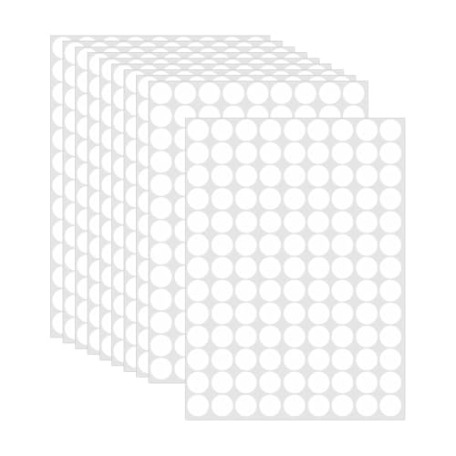1170 Stück 13mm Farbcodierung Punkt Aufkleber Kleine Runde Klebeetiketten Kalender Organisieren Kreis Aufkleber Selbstklebende Markierungsetiketten Lager Aufkleber Namensschilder für Home Office von FSSTUD