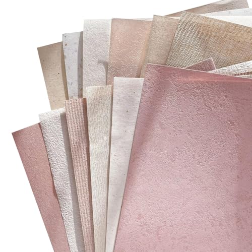 13 Blatt 14,8 x 21 cm rosa strukturiertes Scrapbook-Papier, gemischtes spezielles Bastelpapier, A5, Tagebuch, Papierbögen, dekorative Planer, Papiere, Kartenherstellung, Zubehör, Verzierungen für 13 Blatt 14,8 x 21 cm rosa strukturiertes Scrapbook-Papier, gemischtes spezielles Bastelpapier, A5, Tagebuch, Papierbögen, dekorative Planer, Papiere, Kartenherstellung, Zubehör, Verzierungen für von FSSTUD