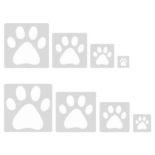16 Stück Bärentatzen-Zeichenschablonen, kleine Stellfläche, Malschablonen, Tierpfoten-Vorlagen, Bastelschablonen, Malvorlage, Schablonen, Pfotenabdruck, Schablonenblätter zum Basteln an Wand, Fenster 16 Stück Bärentatzen-Zeichenschablonen, kleine Stellfläche, Malschablonen, Tierpfoten-Vorlagen, Bastelschablonen, Malvorlage, Schablonen, Pfotenabdruck, Schablonenblätter zum Basteln an Wand, Fenster von FSSTUD
