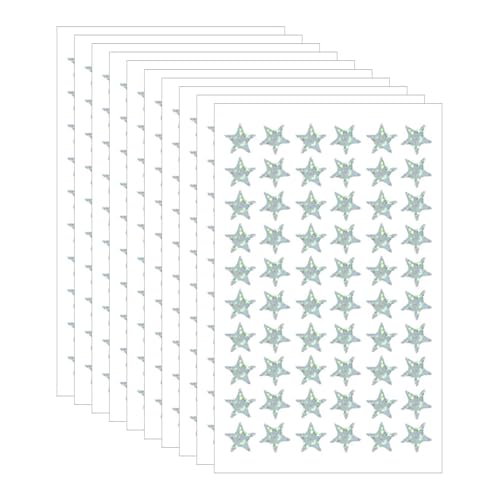 1800 Stück 1,3 cm kleine holografische Stern-Aufkleber, selbstklebende Glitzerstern-Etiketten, Metallfolie, Sternaufkleber, dekorative Belohnungstabelle, Aufkleber, niedliche glitzernde Aufkleber für 1800 Stück 1,3 cm kleine holografische Stern-Aufkleber, selbstklebende Glitzerstern-Etiketten, Metallfolie, Sternaufkleber, dekorative Belohnungstabelle, Aufkleber, niedliche glitzernde Aufkleber für von FSSTUD