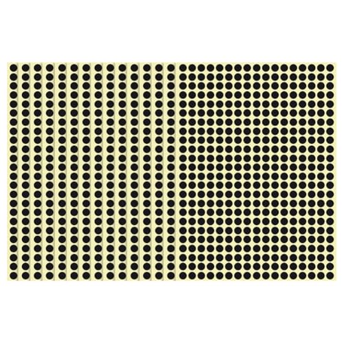 18360 Stück 6 mm Mini-Punktmarkierungsaufkleber, selbstklebende Farbkodierungsetiketten, runde Etiketten, klein, einfarbig, Kreisaufkleber, blanko, Garage, Verkaufspreisaufkleber, schwarz 18360 Stück 6 mm Mini-Punktmarkierungsaufkleber, selbstklebende Farbkodierungsetiketten, runde Etiketten, klein, einfarbig, Kreisaufkleber, blanko, Garage, Verkaufspreisaufkleber, schwarz von FSSTUD