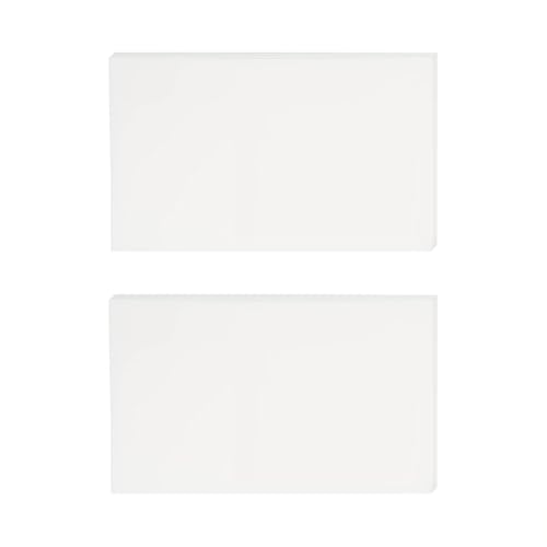2 Blöcke 12,7 x 17,8 cm große, transparente Haftnotizen, transparente Haftnotizblöcke, selbstklebende Notizblöcke, Bürobedarf, Klebeblöcke für College von FSSTUD