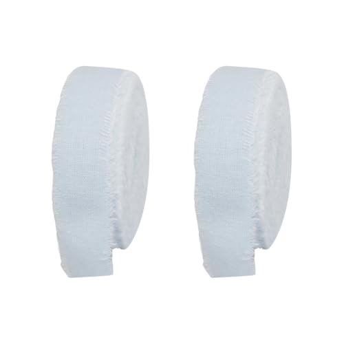 2 Rollen 9m x 2cm breit ausgefranster Rand Band Baumwolle Fransen Stoffband Handarbeit Geschenkverpackung Bänder Hochzeit Einladung Bänder Himmelblau 2 Rollen 9m x 2cm breit ausgefranster Rand Band Baumwolle Fransen Stoffband Handarbeit Geschenkverpackung Bänder Hochzeit Einladung Bänder Himmelblau von FSSTUD