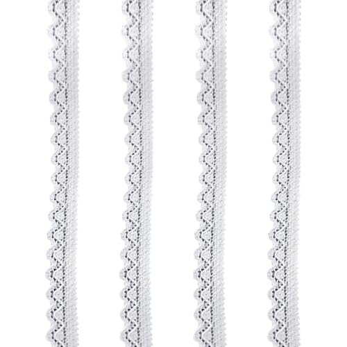 20 Yards 1 cm dünne weiße Stretch-Spitzenborte gewellter Rand Spitzenband elastische Dessous Nähen Trim Verzierungen Hochzeitskleid Band Borten dekorative Kleidung Besätze für DIY-Projekte 20 Yards 1 cm dünne weiße Stretch-Spitzenborte gewellter Rand Spitzenband elastische Dessous Nähen Trim Verzierungen Hochzeitskleid Band Borten dekorative Kleidung Besätze für DIY-Projekte von FSSTUD