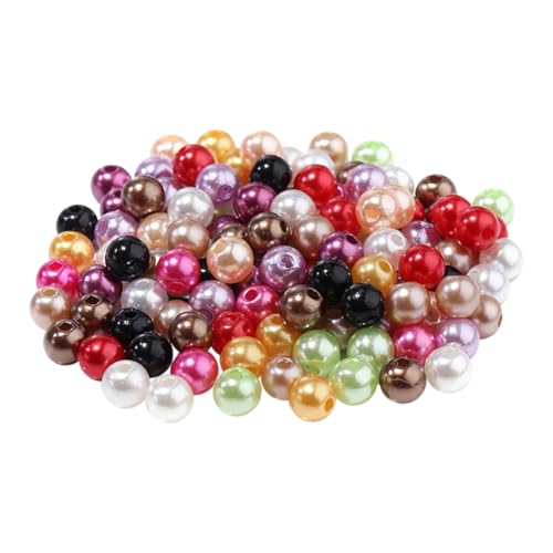 FSSTUD 200 Stück 12 mm Kunstperlen, Schmuckherstellung, runde Perlen, große Perlglanzperlen, bunte lose Kunststoffperlen, glatte Kunststoffperlen, dekorative Bastelperlen mit Loch für Halsketten, FSSTUD 200 Stück 12 mm Kunstperlen, Schmuckherstellung, runde Perlen, große Perlglanzperlen, bunte lose Kunststoffperlen, glatte Kunststoffperlen, dekorative Bastelperlen mit Loch für Halsketten, von FSSTUD