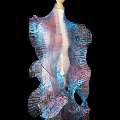 4 Stück 1 m x 13 cm gerüschtes Organzaband, plissiert, Chiffon-Bordüre, Retro-Rüschen, Spitzenbordüre, Tüll, Blumenstrauß, Hochzeitskleid, Dekoration, Bänder, Kostüm, Kleidung, Zierbänder, dekorative 4 Stück 1 m x 13 cm gerüschtes Organzaband, plissiert, Chiffon-Bordüre, Retro-Rüschen, Spitzenbordüre, Tüll, Blumenstrauß, Hochzeitskleid, Dekoration, Bänder, Kostüm, Kleidung, Zierbänder, dekorative von FSSTUD