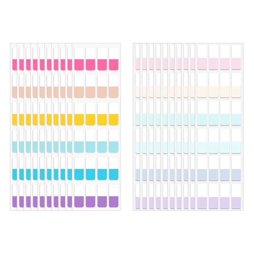 480 Stück Haftindex-Tabs, farbige Haftnotizen, selbstklebende Seitenregister, kleines Buch, Seitenmarker, kleine beschreibbare Notizbuch-Tabs, Papieraufkleber-Tabs zum Lesen, kleine Größe 480 Stück Haftindex-Tabs, farbige Haftnotizen, selbstklebende Seitenregister, kleines Buch, Seitenmarker, kleine beschreibbare Notizbuch-Tabs, Papieraufkleber-Tabs zum Lesen, kleine Größe von FSSTUD