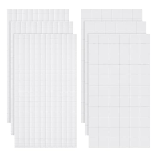 6 Blatt doppelseitiges quadratisches Schaumstoff-Klebeband, selbstklebende Schaumstoff-Quadrate, kleine Schaumstoff-Aufkleber, Punkte, abnehmbare Klebepunkte, Basteln, klebrige 6 Blatt doppelseitiges quadratisches Schaumstoff-Klebeband, selbstklebende Schaumstoff-Quadrate, kleine Schaumstoff-Aufkleber, Punkte, abnehmbare Klebepunkte, Basteln, klebrige von FSSTUD