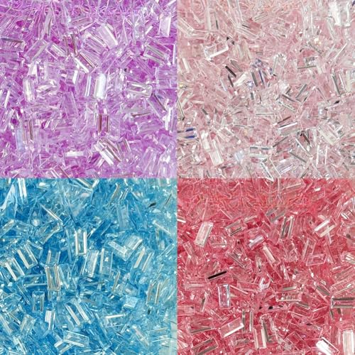 80G Bunte Knusprige Perlen 3D Glitzer Kunststoffperlen Mini Schillernde Röhrenperlen Winzige Knusprige Perlen Kleine Strohperlen Mikroschleimperlen Vasenfüller für DIY Handwerk 80G Bunte Knusprige Perlen 3D Glitzer Kunststoffperlen Mini Schillernde Röhrenperlen Winzige Knusprige Perlen Kleine Strohperlen Mikroschleimperlen Vasenfüller für DIY Handwerk von FSSTUD