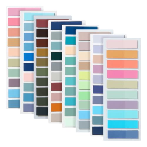 Bunte selbstklebende Index-Tabs, Seitenmarkierungsaufkleber, Etiketten, Haftnotizen, Bücher, Flaggen, kleine transparente Anmerkungen, Streifen, Notizblöcke, Planer, Journaling-Zubehör für Büro, 1600 Bunte selbstklebende Index-Tabs, Seitenmarkierungsaufkleber, Etiketten, Haftnotizen, Bücher, Flaggen, kleine transparente Anmerkungen, Streifen, Notizblöcke, Planer, Journaling-Zubehör für Büro, 1600 von FSSTUD