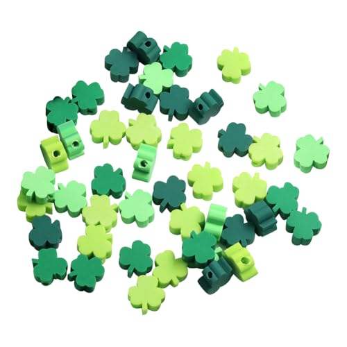 Etwa 450 Stück St. Patrick's Day Polymer-Ton-Perlen, grüne Kleeblatt-Perlen, Glücksklee-Perlen, Ton, Heishi-Abstandshalter, Freundschaftsarmband für irische Partys Etwa 450 Stück St. Patrick's Day Polymer-Ton-Perlen, grüne Kleeblatt-Perlen, Glücksklee-Perlen, Ton, Heishi-Abstandshalter, Freundschaftsarmband für irische Partys von FSSTUD