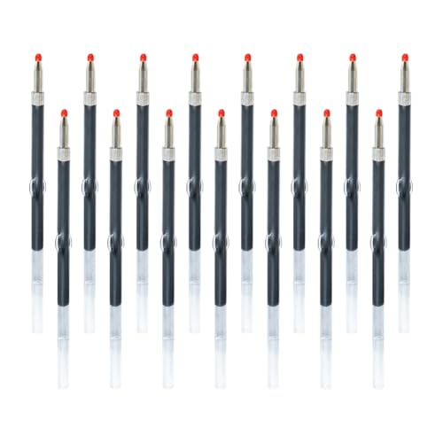 FSSTUD 100 Stück 6 cm schwarze Tinte Perlenstifte Nachfüllminen kleine Kugelschreiberminen 1 mm mittlere Spitze Stift Nachfüllung DIY Perlenstifte Nachfüllung glattes Schreiben Kugelschreiber Zubehör von FSSTUD