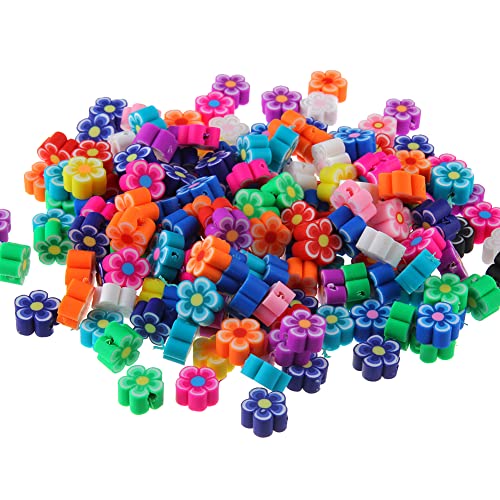 FSSTUD 100 Stück bunte gemischte Tonperlen Polymer Clay Charms Obst Blume Herz Stern Abstandshalter Perlen mit Loch Basteln Zubehör für DIY Armband Halskette Blume FSSTUD 100 Stück bunte gemischte Tonperlen Polymer Clay Charms Obst Blume Herz Stern Abstandshalter Perlen mit Loch Basteln Zubehör für DIY Armband Halskette Blume von FSSTUD