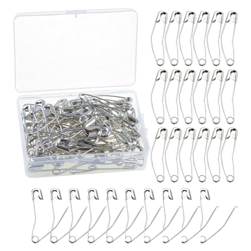 FSSTUD 100 Stück gebogene Sicherheitsnadeln Quilten Basting Pins Handwerk Stricknadeln Biegen Nähen Sicherheitsnadeln Dekorative Kleidung Nadeln für DIY Patchwork 38 mm FSSTUD 100 Stück gebogene Sicherheitsnadeln Quilten Basting Pins Handwerk Stricknadeln Biegen Nähen Sicherheitsnadeln Dekorative Kleidung Nadeln für DIY Patchwork 38 mm von FSSTUD