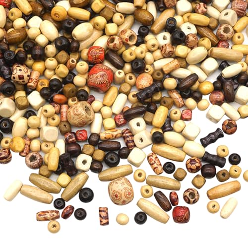 FSSTUD 1000 Stück verschiedene Größen bedruckte Holzperlen kleine afrikanische Holzperlen Makramee Handwerk Holzperlen Vintage Armband Holzperlen für DIY FSSTUD 1000 Stück verschiedene Größen bedruckte Holzperlen kleine afrikanische Holzperlen Makramee Handwerk Holzperlen Vintage Armband Holzperlen für DIY von FSSTUD
