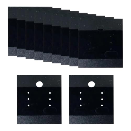 FSSTUD 200 Stück Samt-Ohrring-Display-Karten aus Kunststoff, Ohrstecker-Aufbewahrungskarten, Ohrstecker-Halter, tragbare Ohrringhalter, hängende Schmuck-Display-Zubehör für Armbänder, Ringe FSSTUD 200 Stück Samt-Ohrring-Display-Karten aus Kunststoff, Ohrstecker-Aufbewahrungskarten, Ohrstecker-Halter, tragbare Ohrringhalter, hängende Schmuck-Display-Zubehör für Armbänder, Ringe von FSSTUD