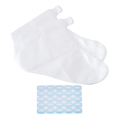 FSSTUD 200 Stück transparente Kunststoff-Fußbeutel, Paraffinwachs, Badeeinlagen, Fußabdeckungen, Fußmaske, feuchtigkeitsspendende Socken, Pedikürebeutel für heiße Spa-Wachsbehandlung FSSTUD 200 Stück transparente Kunststoff-Fußbeutel, Paraffinwachs, Badeeinlagen, Fußabdeckungen, Fußmaske, feuchtigkeitsspendende Socken, Pedikürebeutel für heiße Spa-Wachsbehandlung von FSSTUD