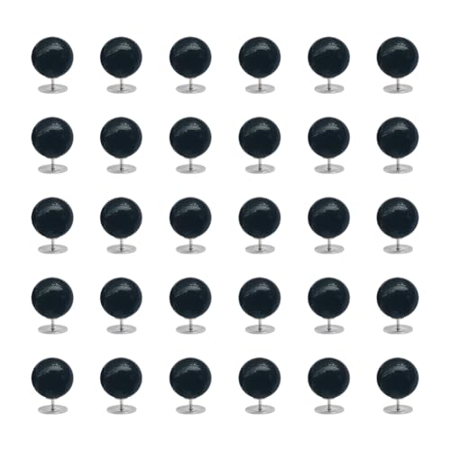 FSSTUD 30 Sets 10 mm Perlenknöpfe ohne Nähen, abnehmbare Hemdknöpfe, Kunstperlen-Brosche, Mini-Mode-Brosche, Knöpfe, dekorative Kleiderverschlüsse für Pullover, Kleid von FSSTUD