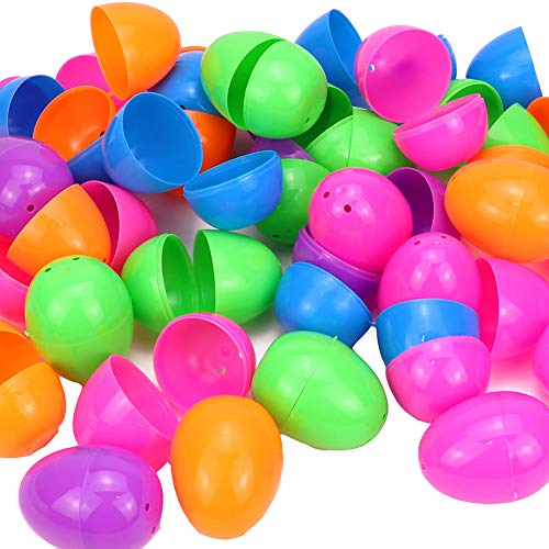 FSSTUD 30 Stück Bunte Kunststoff Eier Befüllen Ostereier Überraschungseier Leer für Party Favors von FSSTUD