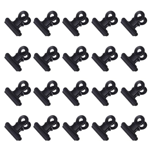 FSSTUD 30 Stück Mini-Metall-Scharnier-Clips, kleine Bullen-Klammern, Papierklammern, Foto-Hänge-Clips, Aktenordner-Klemmen, Lebensmittelbeutel-Klammern für Zuhause und Büro FSSTUD 30 Stück Mini-Metall-Scharnier-Clips, kleine Bullen-Klammern, Papierklammern, Foto-Hänge-Clips, Aktenordner-Klemmen, Lebensmittelbeutel-Klammern für Zuhause und Büro von FSSTUD