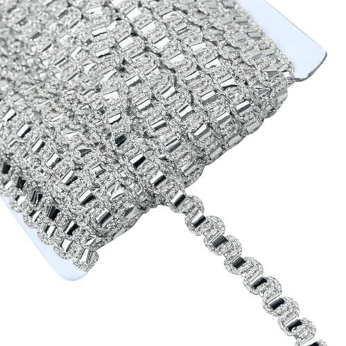FSSTUD 35 m x 1 cm S Gimp Braid Trim Vorhang Nähen Geflochtene Bänder Sparkle Polyester Spitzenborte Band Lampenschirm Dekorieren Trim Verzierung Dekorative gewebte Borten für Polster Kostüm Silber FSSTUD 35 m x 1 cm S Gimp Braid Trim Vorhang Nähen Geflochtene Bänder Sparkle Polyester Spitzenborte Band Lampenschirm Dekorieren Trim Verzierung Dekorative gewebte Borten für Polster Kostüm Silber von FSSTUD