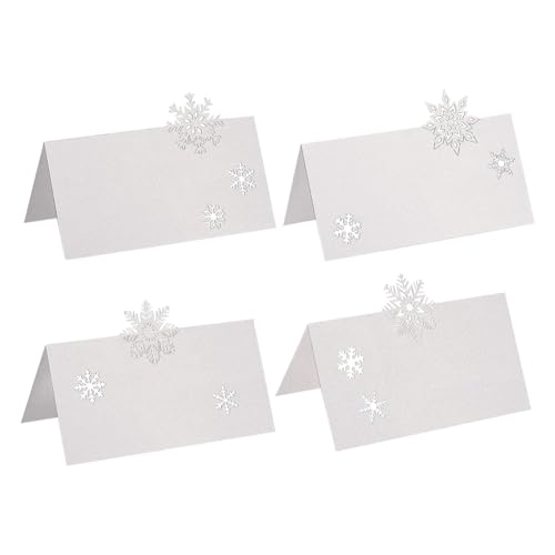 FSSTUD 48 Stück 10 cm Schneeflocke Tisch Namenskarten Weihnachten Tischkarten Urlaub Winter Party Zelt Karten weißes Papier Sitzkarten für Weihnachten Hochzeit FSSTUD 48 Stück 10 cm Schneeflocke Tisch Namenskarten Weihnachten Tischkarten Urlaub Winter Party Zelt Karten weißes Papier Sitzkarten für Weihnachten Hochzeit von FSSTUD
