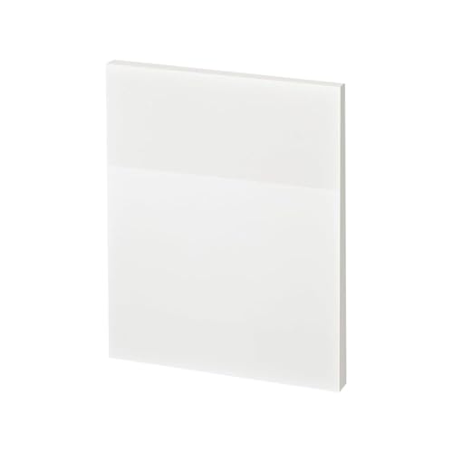 FSSTUD 50 Blatt 27,9 x 21,6 cm große, rechteckige transparente Haftnotizen, durchsichtig, für Büro, Haftnotizen, wasserdicht, transparent, selbstklebende Notizblöcke für Bücher, Anmerkungen von FSSTUD