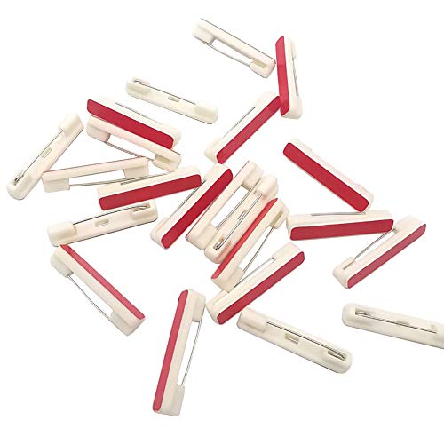 FSSTUD 50 Stück Kunststoff Selbstklebend Sicherheitsnadel Broschennadel Anstecknadel für Schmuck Handwerk FSSTUD 50 Stück Kunststoff Selbstklebend Sicherheitsnadel Broschennadel Anstecknadel für Schmuck Handwerk von FSSTUD