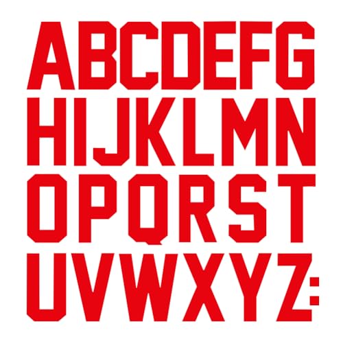 FSSTUD 52 Stück Wärmeübertragungs-Buchstaben-Flicken zum Aufbügeln, kleine Vinyl-Buchstaben, Kleidung, Bügeln, Alphabet-Applikationen, Sport, Namen, Buchstaben, Applikationen, dekorative FSSTUD 52 Stück Wärmeübertragungs-Buchstaben-Flicken zum Aufbügeln, kleine Vinyl-Buchstaben, Kleidung, Bügeln, Alphabet-Applikationen, Sport, Namen, Buchstaben, Applikationen, dekorative von FSSTUD