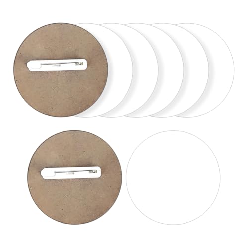FSSTUD 8 Stück 60 mm Sublimationsdruck Blanko-Knopf Pins Handwerk Button Rohlinge Runde Sublimation Rohlinge DIY Namensschild Abzeichen Personalisierte Fototasten Basteln Kreis Pin Knöpfe für FSSTUD 8 Stück 60 mm Sublimationsdruck Blanko-Knopf Pins Handwerk Button Rohlinge Runde Sublimation Rohlinge DIY Namensschild Abzeichen Personalisierte Fototasten Basteln Kreis Pin Knöpfe für von FSSTUD