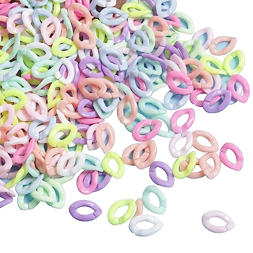 FSSTUD 800 Stück Acryl-Verbindungsringe, offene Gliederverbinder, DIY, Geldbörse, Kette, Schlüsselband, Ringe, kleine Twist-Panzerketten für DIY-Halskette, Armband FSSTUD 800 Stück Acryl-Verbindungsringe, offene Gliederverbinder, DIY, Geldbörse, Kette, Schlüsselband, Ringe, kleine Twist-Panzerketten für DIY-Halskette, Armband von FSSTUD